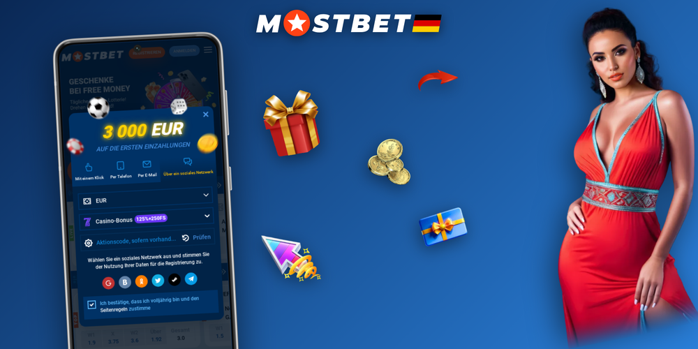 Mostbet Registrierung in vier Varianten: Ein-Klick, E-Mail, Telefon und Social-Anmeldung